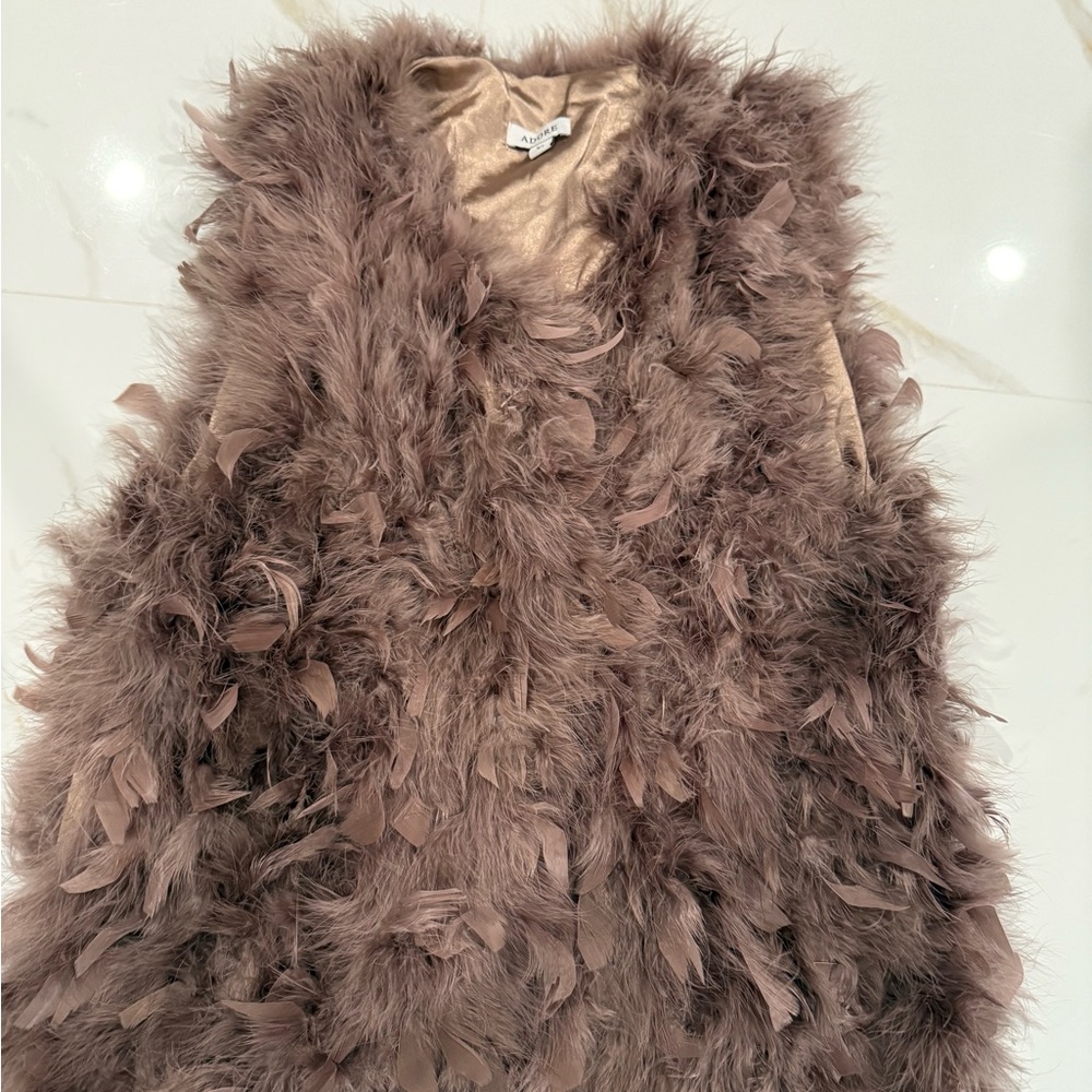 Adore |  Authentic Turkey Feathered Vest | L-XL